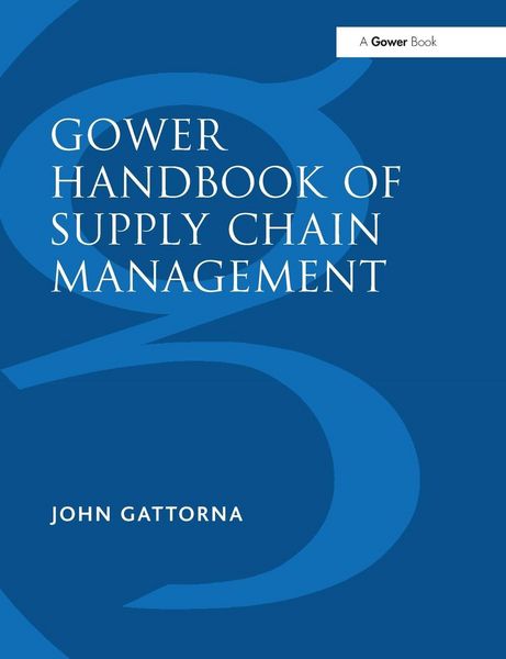 Produktbild: Gower Handbook of Supply Chain Management