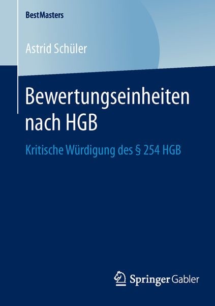 Produktbild: Bewertungseinheiten nach HGB