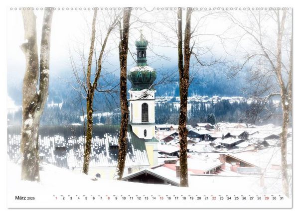 Produktbild: WINTERZAUBER Reit im Winkl und Umgebung (Wandkalender 2026 DIN A2 quer), CALVENDO Monatskalender
