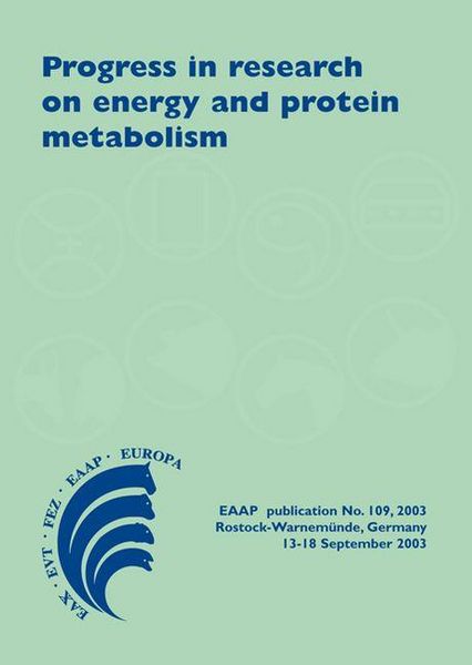Produktbild: Progress in Research on Energy and Protein Metabolism