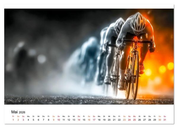 Produktbild: Triathlon - Grenzen verschieben (Wandkalender 2026 DIN A2 quer), CALVENDO Monatskalender
