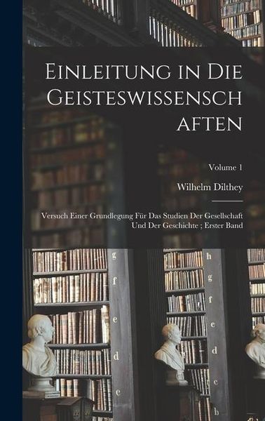 Produktbild: Einleitung in Die Geisteswissenschaften