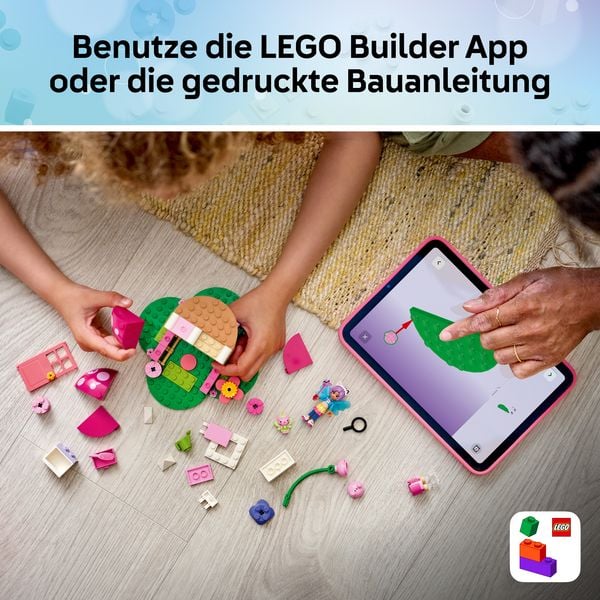 Produktbild: LEGO Gabbys Puppenhaus Kitty Fees Gartenhaus Bauset f&uuml;r Kinder 11212