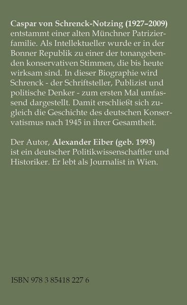 Produktbild: Caspar von Schrenck-Notzing