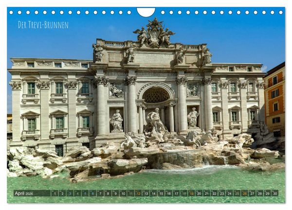 Produktbild: Highlights in Rom - Ein Wochenende in der "Ewigen Stadt" (Wandkalender 2026 DIN A4 quer), CALVENDO Monatskalender