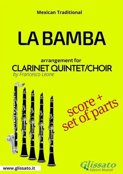 Produktbild: La Bamba - Clarinet Quintet/Choir score & parts