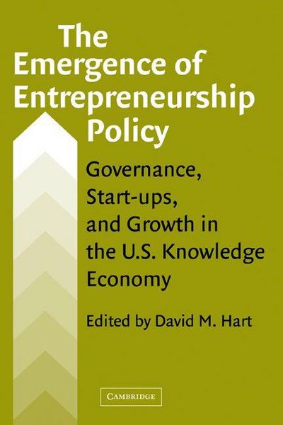 Produktbild: The Emergence of Entrepreneurship Policy