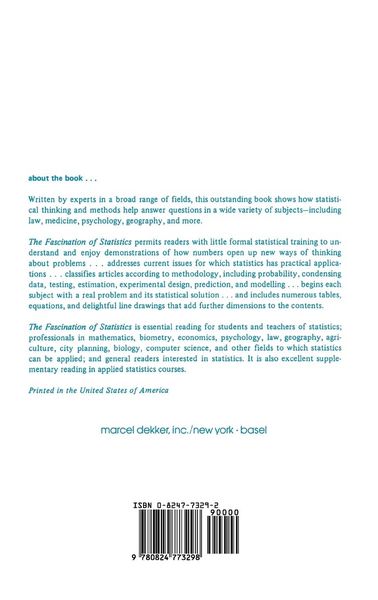 Produktbild: The Fascination of Statistics