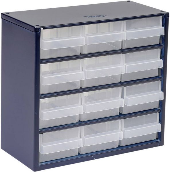 Produktbild: raaco 612-02 Kleinteilemagazin (B x H x T) 306 x 283 x 150 mm Anzahl F&auml;cher: 12 Inhalt 1 St.