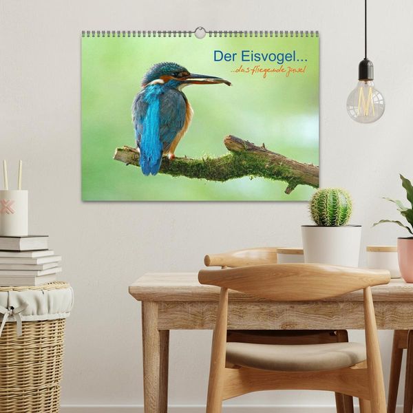 Produktbild: Der Eisvogel...fliegendes Juwel (Wandkalender 2026 DIN A3 quer), CALVENDO Monatskalender