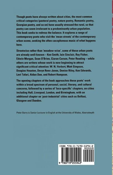 Produktbild: Contemporary British poetry and the city