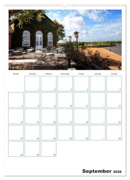Produktbild: Friesland - Nordseebad Dangast (hochwertiger Premium Wandkalender 2026 DIN A2 hoch), Kunstdruck in Hochglanz