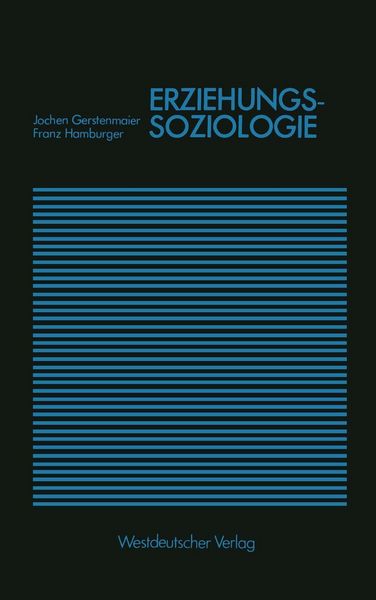 Produktbild: Erziehungssoziologie