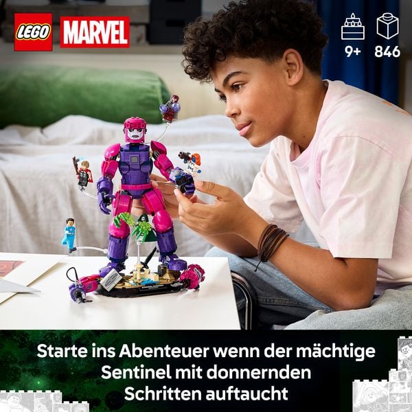 Produktbild: LEGO | Marvel Legend&auml;rer Showdown: Avengers: Doomsday Modellbausatz 76348