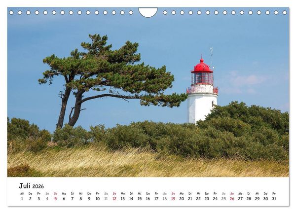 Produktbild: Deutschland- Nordsee und Ostsee (Wandkalender 2026 DIN A4 quer), CALVENDO Monatskalender