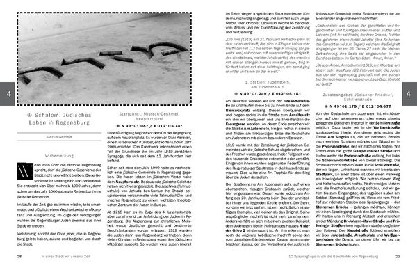 Produktbild: In einer Stadt vor unserer Zeit - 10 Spazierg&auml;nge durch die Geschichte von Regensburg