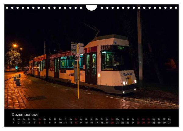 Produktbild: Kusttram Belgien (Wandkalender 2026 DIN A4 quer), CALVENDO Monatskalender