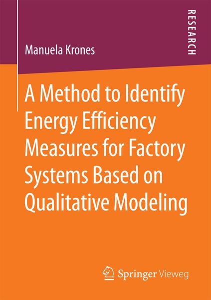 Produktbild: A Method to Identify Energy Efficiency Measures for Factory Systems Based on Qualitative Modeling