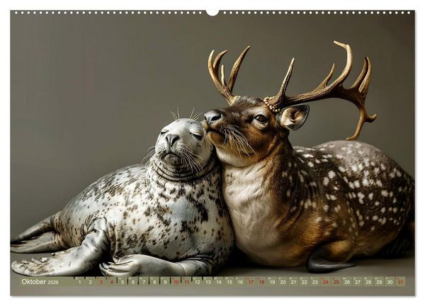 Produktbild: Fantastische Chim&auml;ren - von zauberhaft bis atemberaubend (Wandkalender 2026 DIN A2 quer), CALVENDO Monatskalender