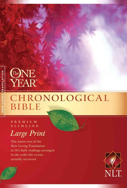 One Year Chronological Bible-NLT-Premium Slimline Large Print, Taschenbuch von New Living Translation, Tyndale House Publishers, 9781414337678