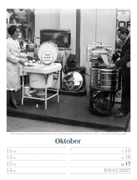 Produktbild: Die gute alte Zeit Wochenplaner Kalender 2027