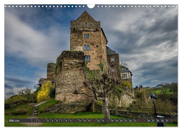 Produktbild: Burgen und Festungen am Mittelrhein (Wandkalender 2026 DIN A3 quer), CALVENDO Monatskalender