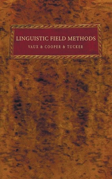 Produktbild: Linguistic Field Methods