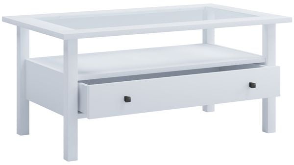 Produktbild: Holz Sofatisch Couchtisch Schublade Lingis L