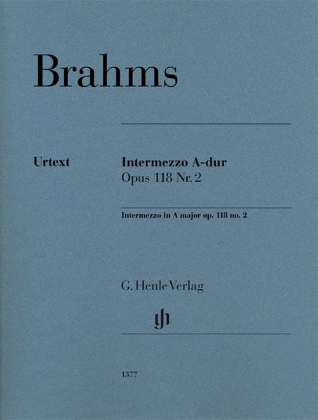 Produktbild: Johannes Brahms - Intermezzo A-dur op. 118 Nr. 2