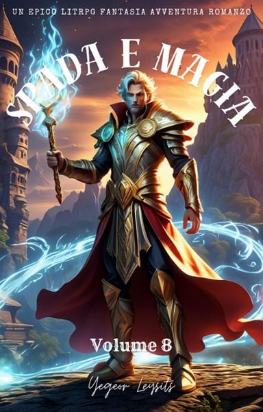 Produktbild: Spada e Magia:Un Epico LitRPG Fantasia Avventura Romanzo (Volume 8)