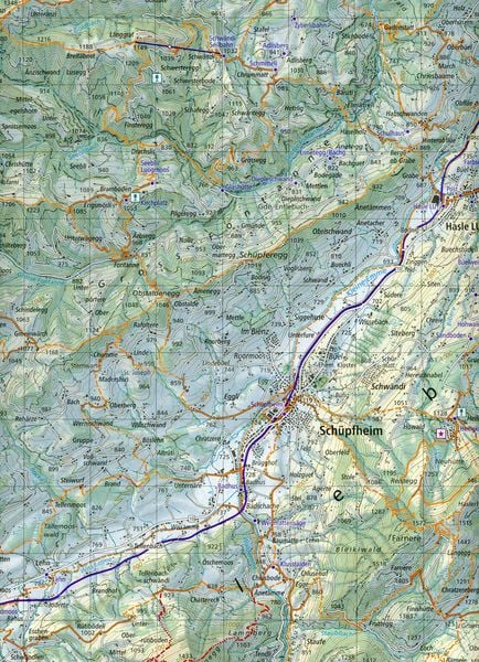 Produktbild: 3321T Napf - S&ouml;renberg Wanderkarte