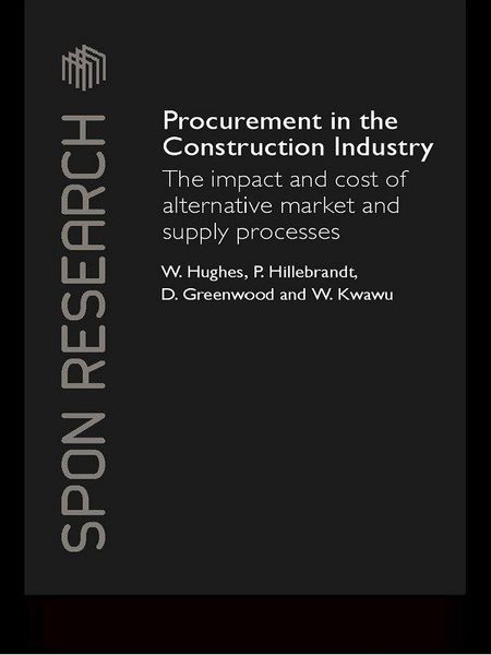 Produktbild: Procurement in the Construction Industry