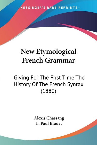 Produktbild: New Etymological French Grammar