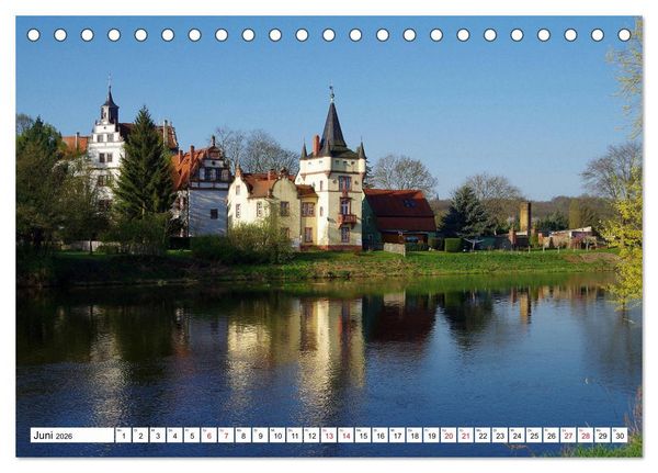Produktbild: Colditz und Umgebung (Tischkalender 2026 DIN A5 quer), CALVENDO Monatskalender