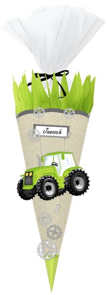 Produktbild: Schult&uuml;ten-Bastelset "Green Line - Traktor"