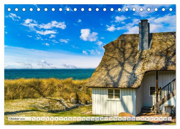 Produktbild: Ahrenshoop Impressionen (Tischkalender 2026 DIN A5 quer), CALVENDO Monatskalender