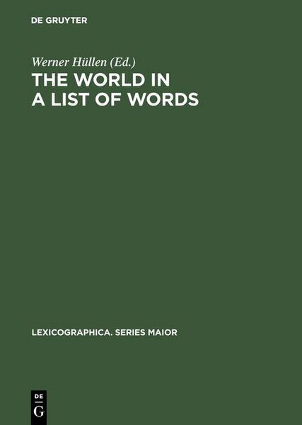 Produktbild: The world in a list of words