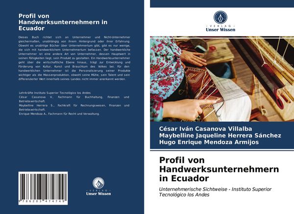 Produktbild: Profil von Handwerksunternehmern in Ecuador
