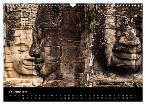 Produktbild: Tempel rund um Angkor Wat (Wandkalender 2027 DIN A3 quer), CALVENDO Monatskalender