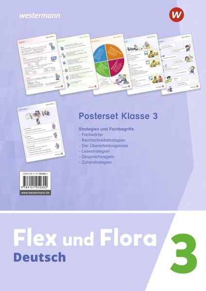 Flex und Flora - Ausgabe 2021 - Posterset Klasse 3, Zubehör von Nadine Pistor,Elke Schnepf-Rimsa, Westermann Schulbuchverlag, 978-3-14-105260-2