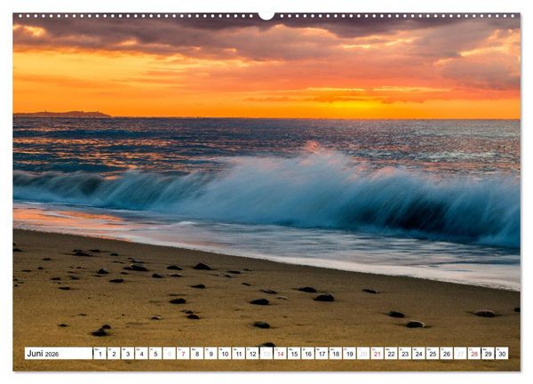 Produktbild: Miami Platja - Unvergessliche Meerblicke (Wandkalender 2026 DIN A2 quer), CALVENDO Monatskalender