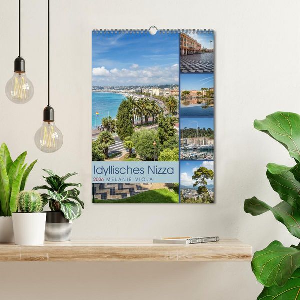 Produktbild: Idyllisches Nizza (Wandkalender 2026 DIN A3 hoch), CALVENDO Monatskalender