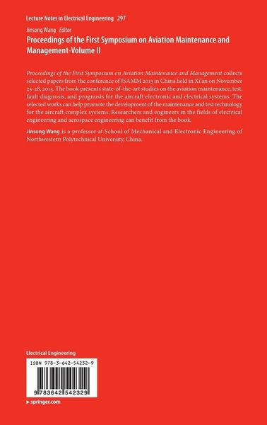 Produktbild: Proceedings of the First Symposium on Aviation Maintenance and Management-Volume II