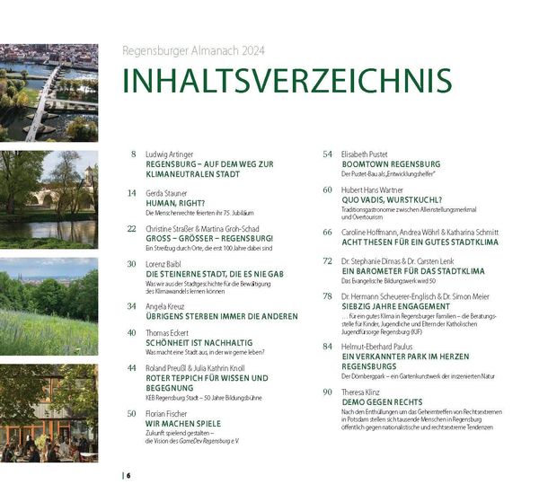 Produktbild: Regensburger Almanach 2024