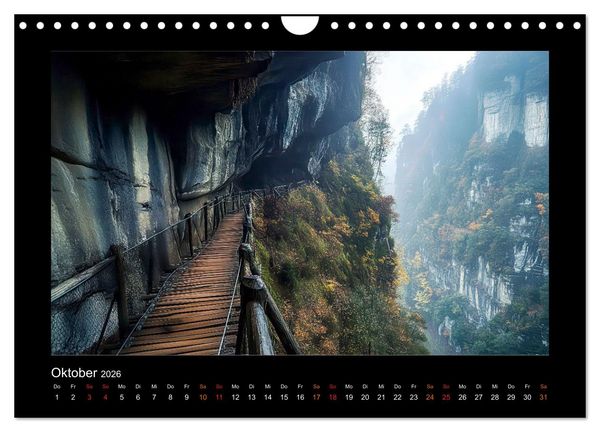 Produktbild: Abenteuerliche Wege (Wandkalender 2026 DIN A4 quer), CALVENDO Monatskalender