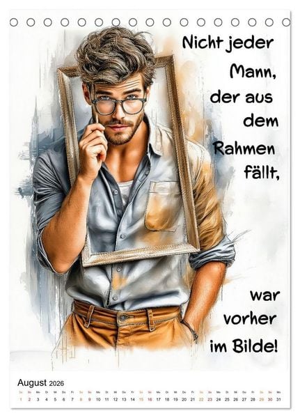 Produktbild: Liebling, mal ehrlich ..... (Tischkalender 2026 DIN A5 hoch), CALVENDO Monatskalender