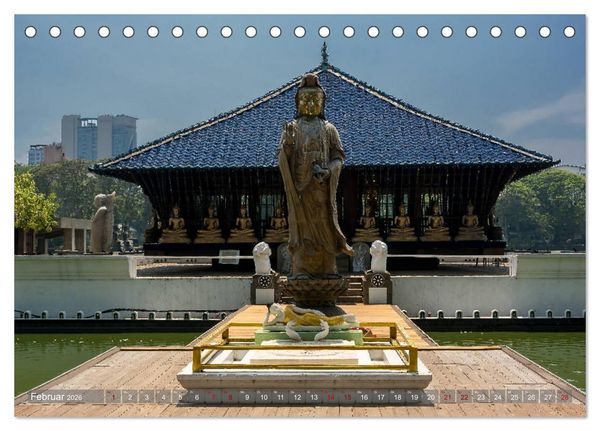 Produktbild: Reise nach Sri Lanka (Tischkalender 2026 DIN A5 quer), CALVENDO Monatskalender