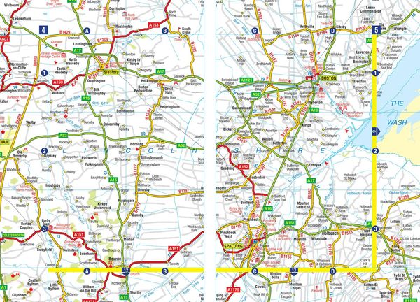 Produktbild: Eastern England A-Z Road Atlas