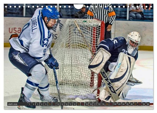 Produktbild: Eishockey - Fairplay und Schl&auml;gerei (Wandkalender 2026 DIN A4 quer), CALVENDO Monatskalender