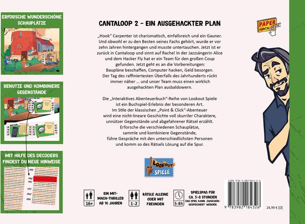 Produktbild: Cantaloop Buch 2 Ein ausgehackter Plan